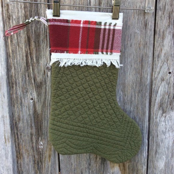 Christmas Stocking Quilted - Picture 1 of 4